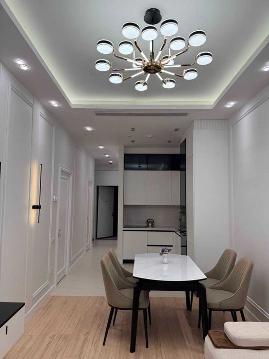 *Nest One NRG Tashkent City,Дружба,Центр 3ком квартира с террасой.Евро