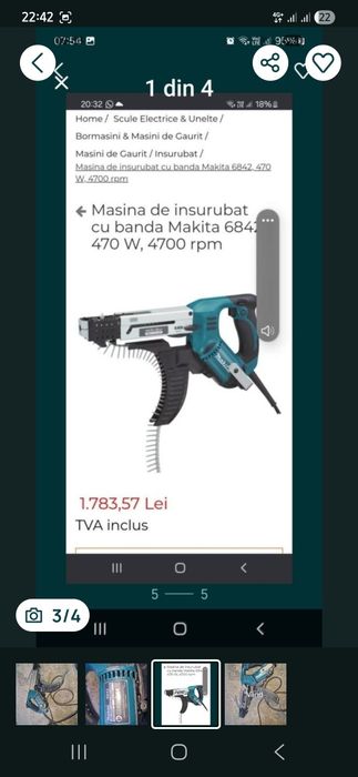 Masina de înfiletat rigips
