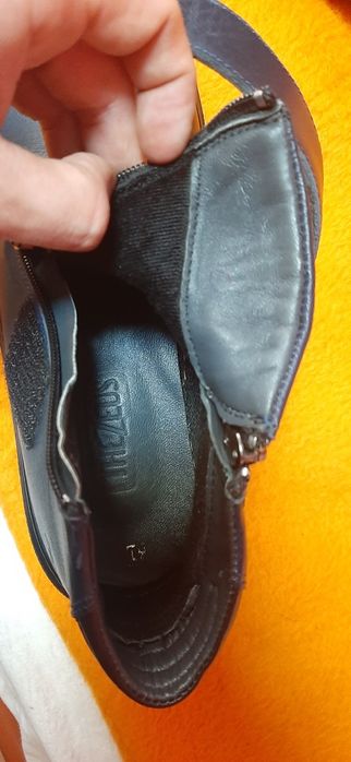 Ghete botine barbati the zeus piele NOI captusiti marime 41