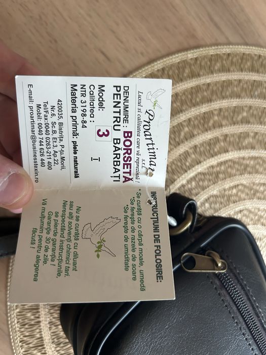 Borseta din piele pentru barbati