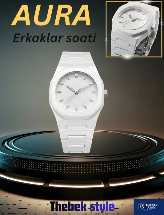 Aura soat Arab raqamli erkaklar soati