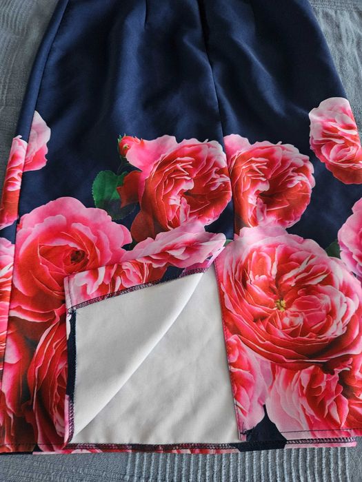Vand rochie office imprimeu floral