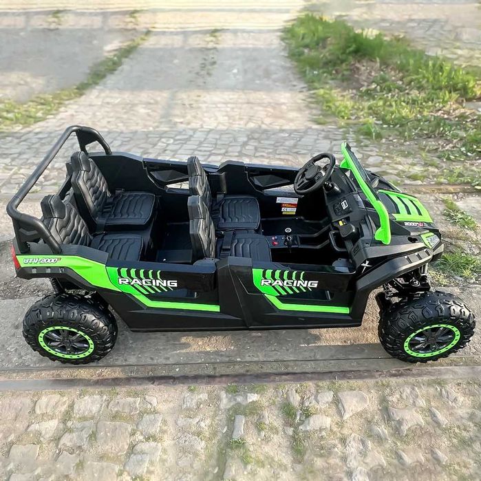 Луксозно Детско Акумулаторно UTV,600W,24V/14Ah, Четириместно, EVA гуми