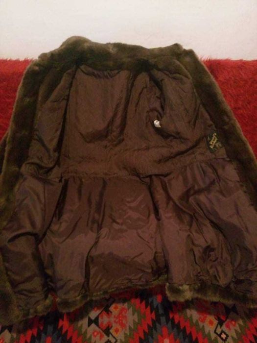 Дълго дамско палто с изкуствен косъм и Дълъг дамски кожух