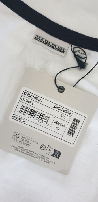 Napapijri Eruggy 2  Pique Cotton 2 - 3XL НОВО! ОРИГИНАЛ! Мъжка Тениска