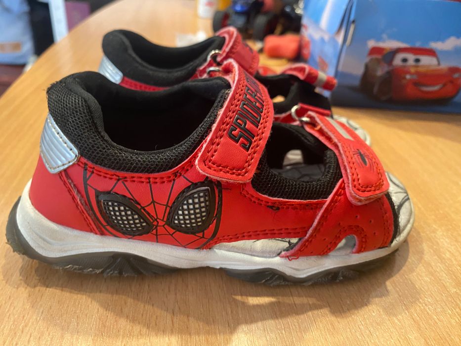 Sandale copii piele Spiderman