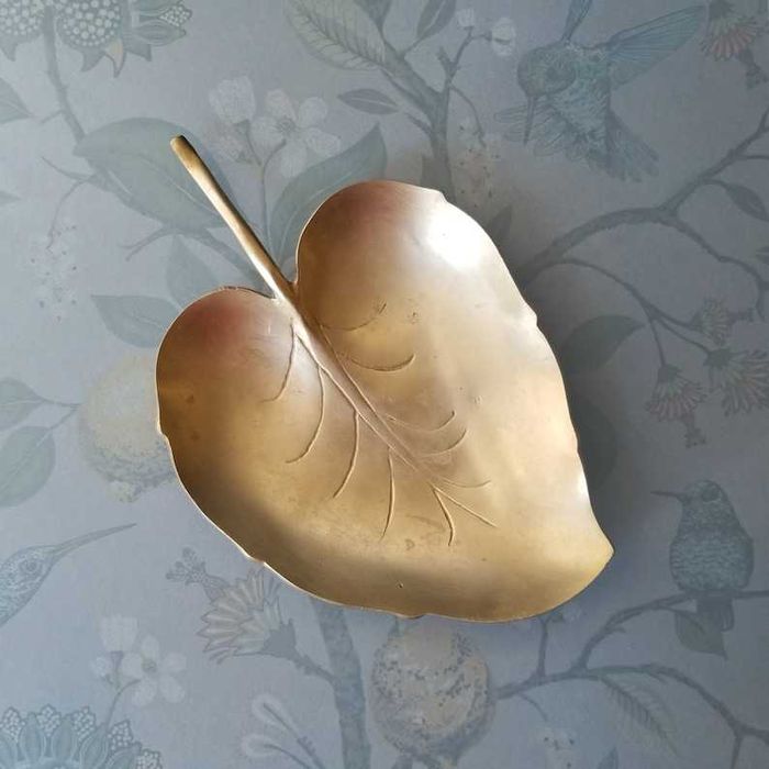 Винтажно плато от месинг