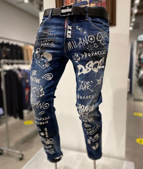 Blugi Dsquared2 new model Skater Jeans Seria S74LB0764S30342