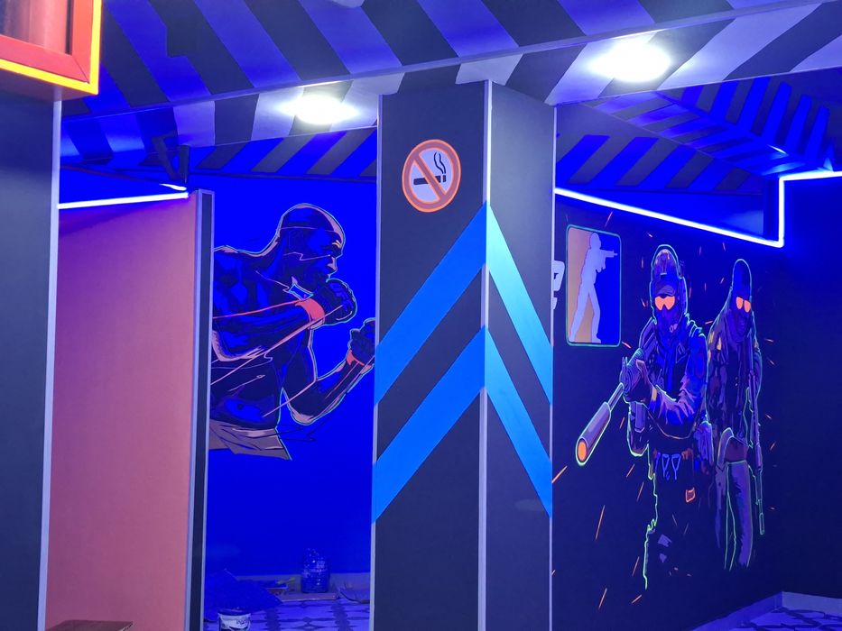 Devor rasim dizayn / game klub, boxcha, kafe,/ Toshkent