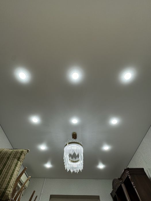 Натяжной потолок ва фото обой хизматлари