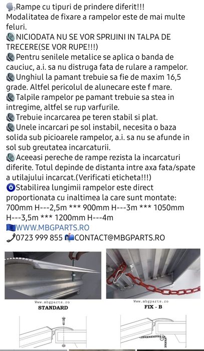 Rampe din aluminiu premium certificate TUV klac