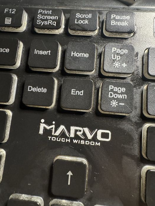 Tastatura gaming Marvo K616 Rainbow, Negru