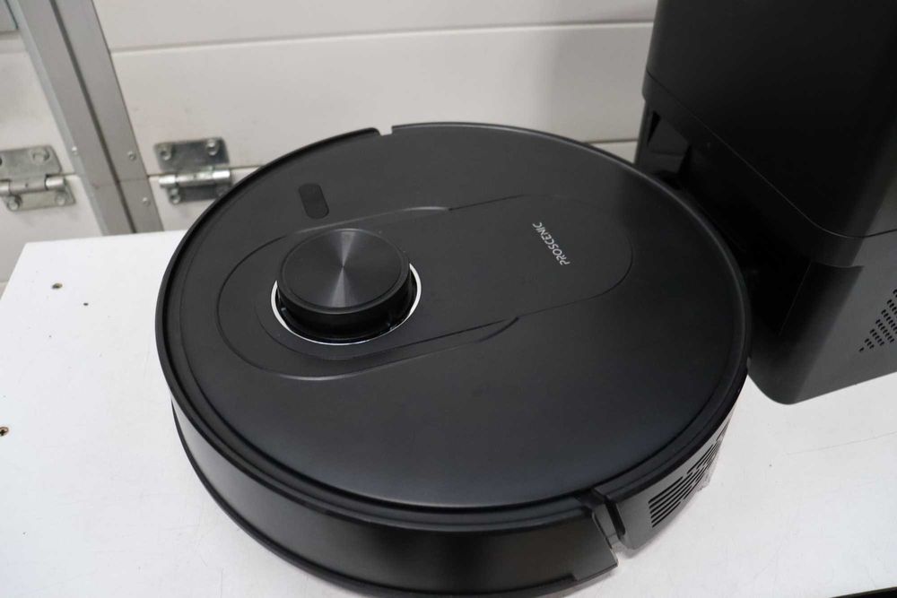 Роботизирана прахосмукачка Proscenic Q8 Max с всмукателна станция, 6000Pa 200мин Мощна роботизирана прахосмукачка с функция за почистване