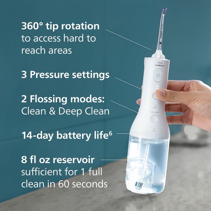 Philips Irrigator Sonicare Cordless Power Flosser 3000 (HX3826/21)