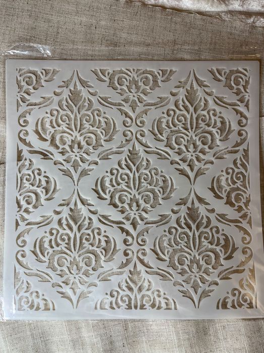 Шаблон за тебеширена боя 30x30см, мазилка, боядисване, декорация