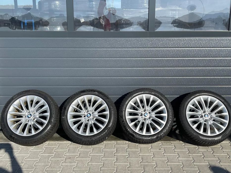 Jante Bmw seria 5 G30, originale, 18 inch, cu anvelope iarna