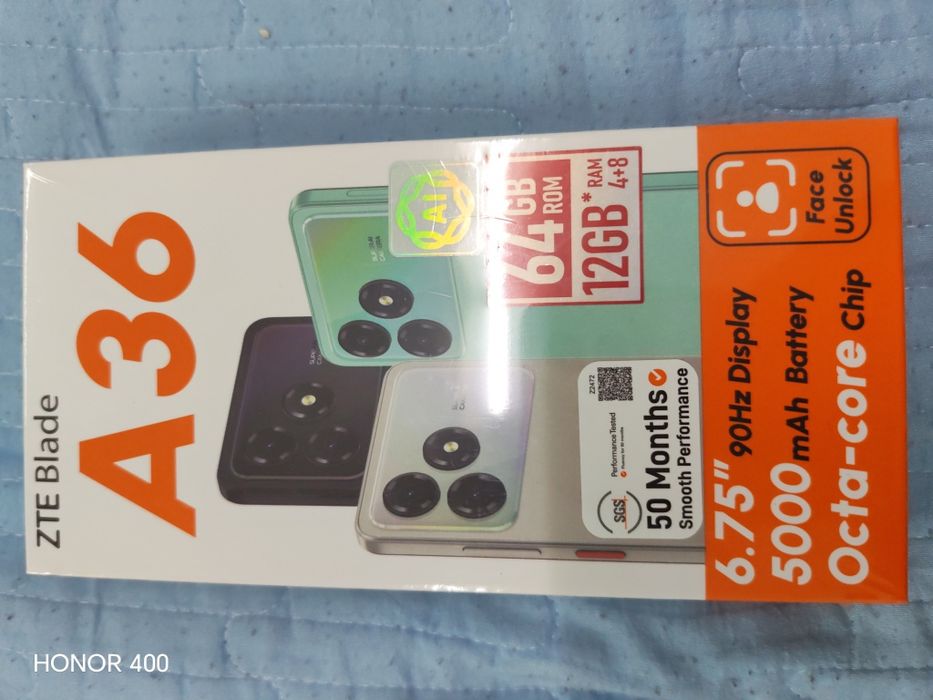 Новый смартфон ZTE Blade A 36