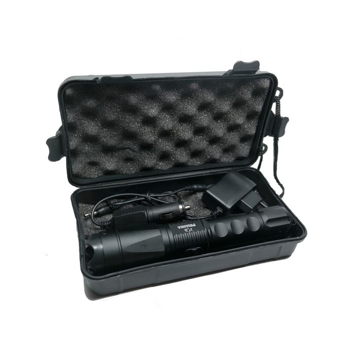 Electrosoc IdeallStore®, Piranha Attack, lanterna, full metal, 3800 KW