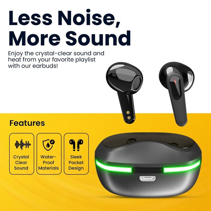 Стерео безжични слушалки Bluetooth 5.1 за телефон