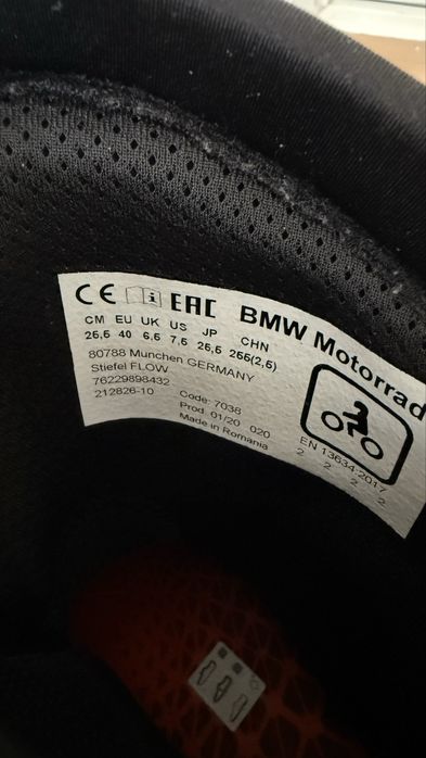 Ghete Moto Bmw motorrad Măsura 40