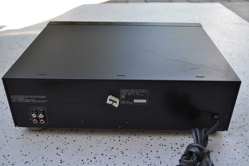 Deck Sony TC WR 770