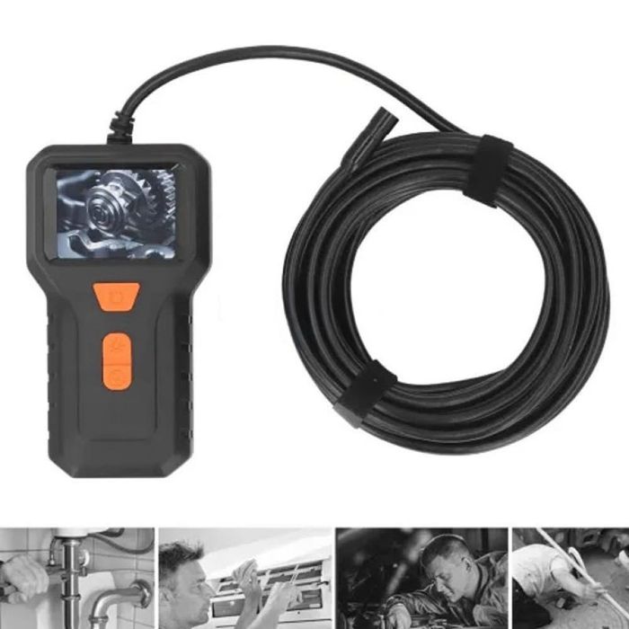 Професионален индустриален ендоскоп с дисплей 5 метра инструмент