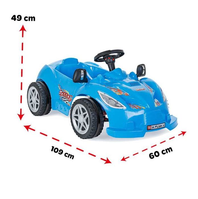 Машина скоростная педальная Pilsan-109x60x49.5 см Доставка бесплатно