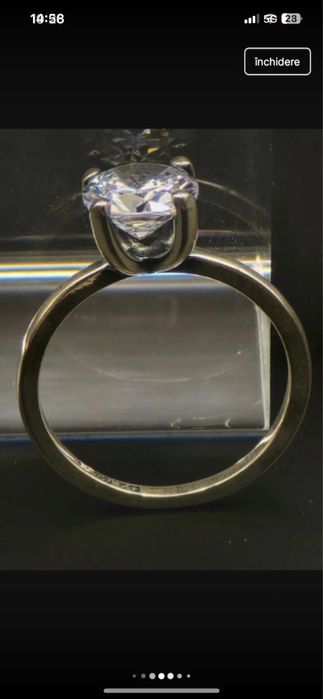 Inel Pandora cu piatra Moisanit D2.00ct