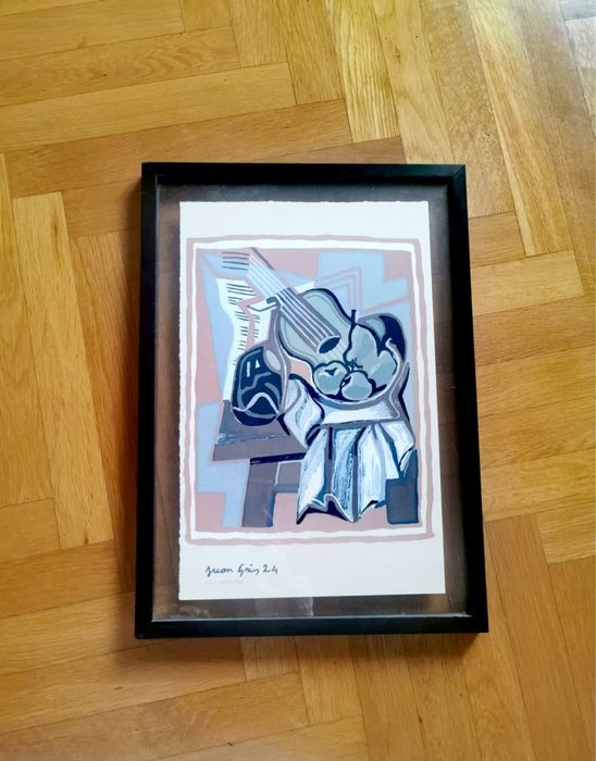 Картина литография ръчна хартия Сеат SEAT лимитирана колекцинерска