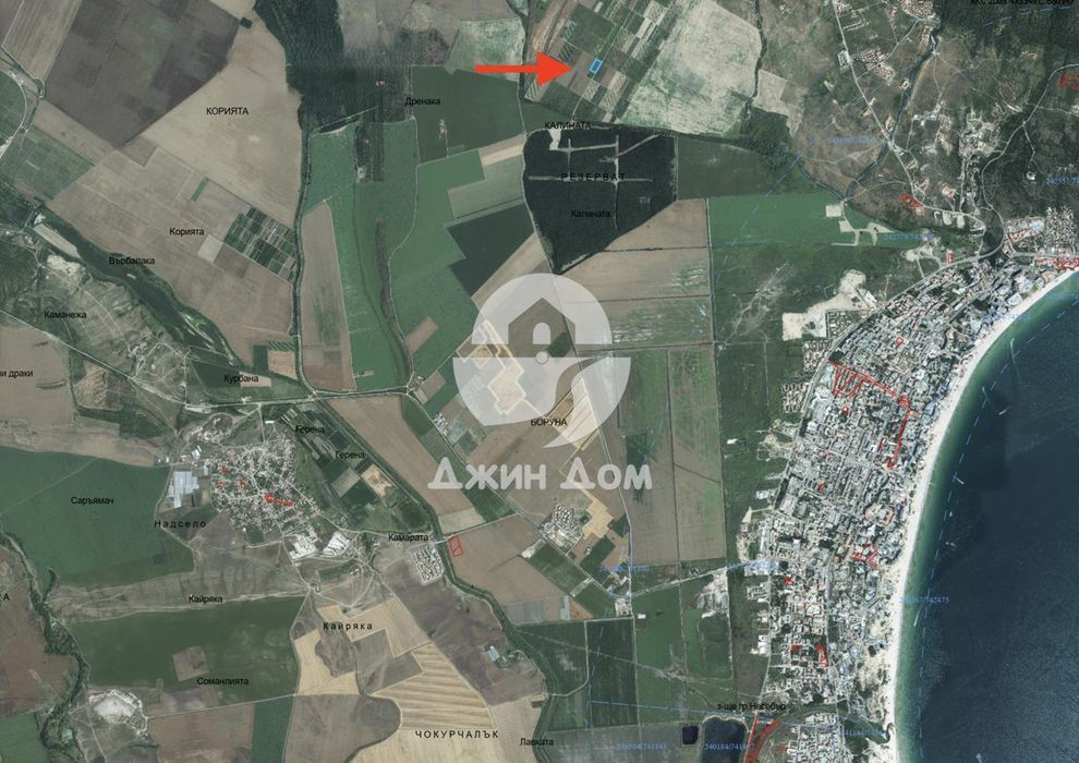 Продава се Парцел в с. Кошарица, Област Бургас - 5000 кв.м за 8 €/кв.м - Снимка #1