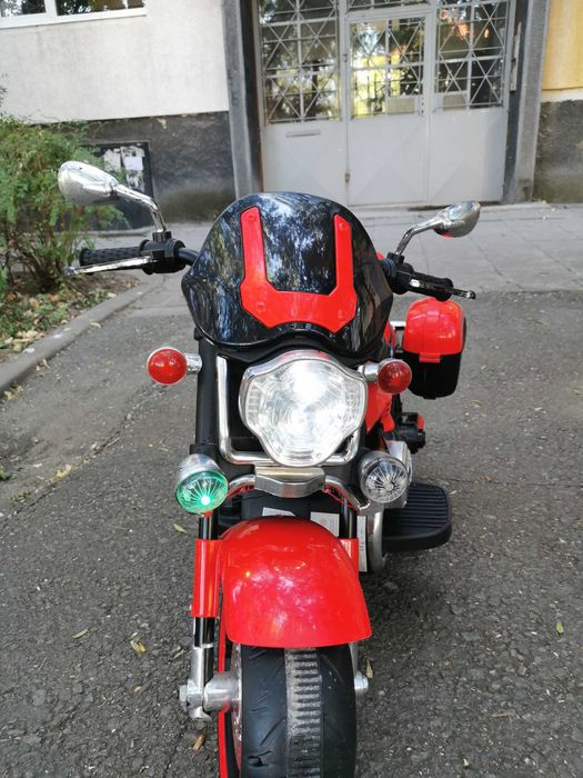 Червен акумулаторен мотор Motocross 1200CR 12V