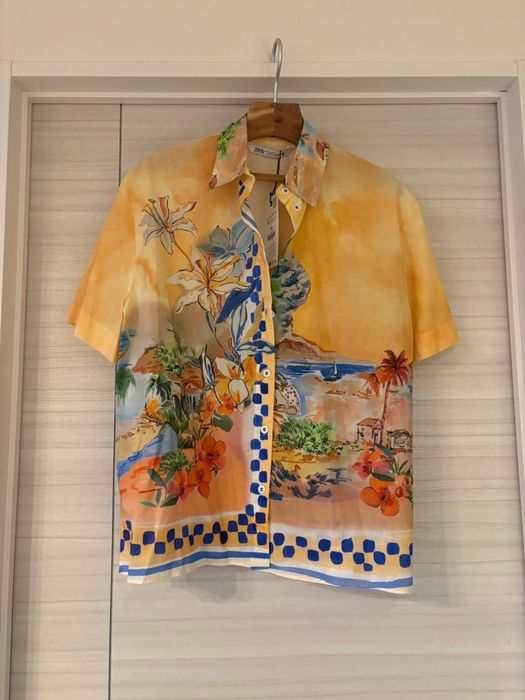 Рубашка zara новая размер М