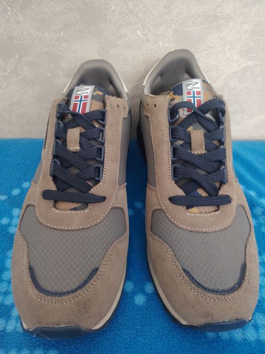 Нови мъжки маратонки Napapijri Virtus Camouflage с кутия, Размер 44 (Оригинал)
