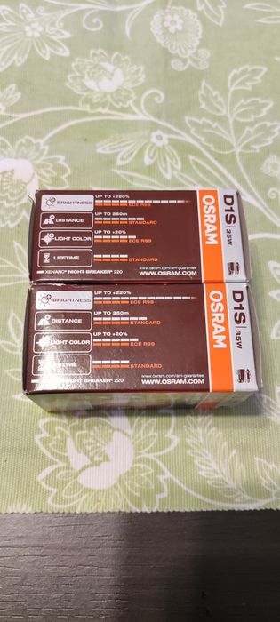 Bec auto far Xenon Osram D1S Night Breaker Laser +220%, 35W