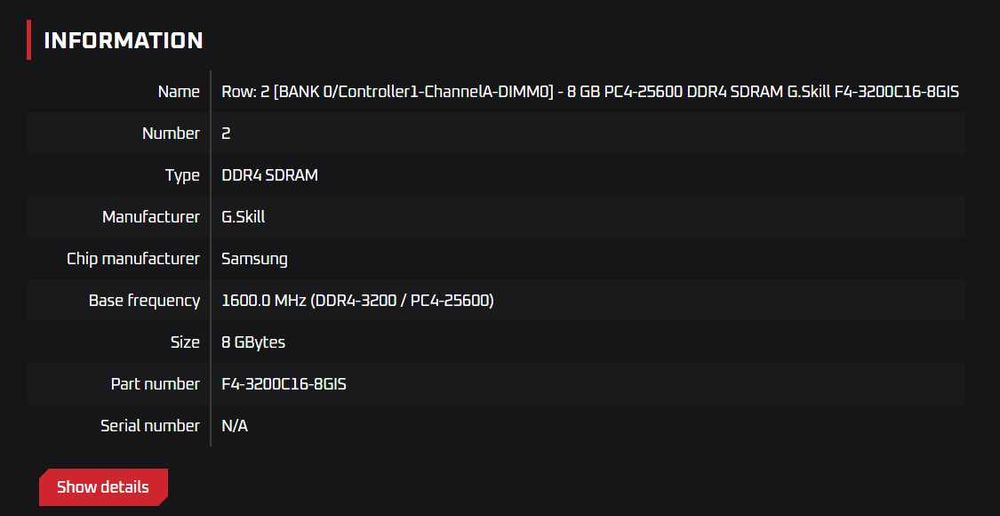 Memorii RAM 32GB (4x8GB) DDR4 3200MHz CL16 G.SKILL Aegis Quad Channel
