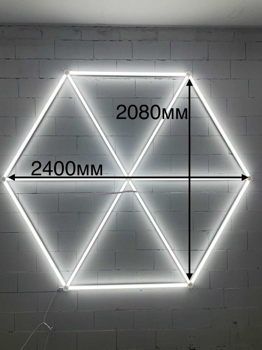 светильник соты для шоурума