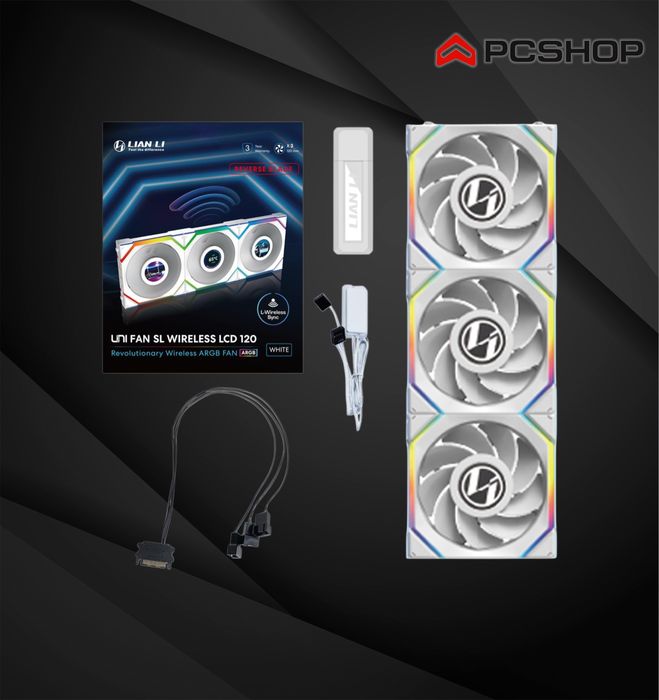 LIAN LI UNI FAN TL-120 Wireless FLEX 3x Pack White