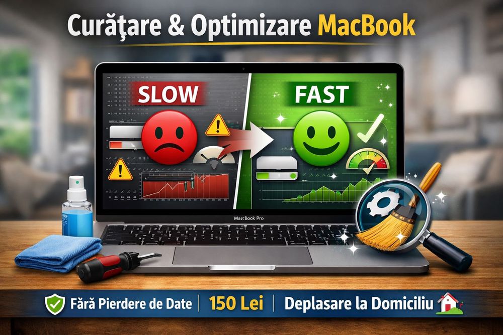 Curățare & optimizare MacBook lent