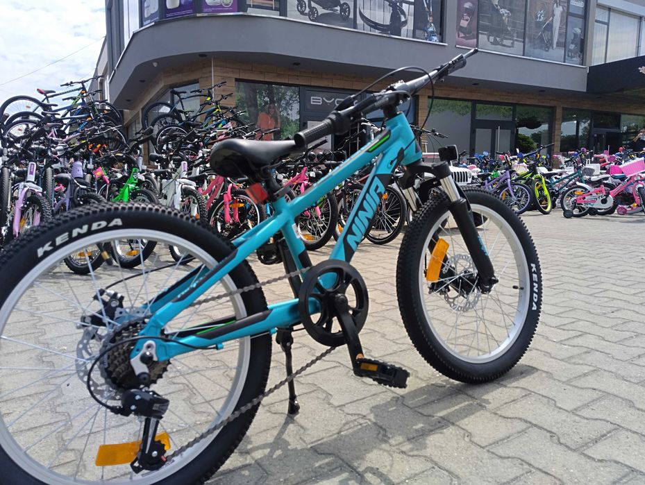 BG Алуминиев велосипед 20" NINJA син