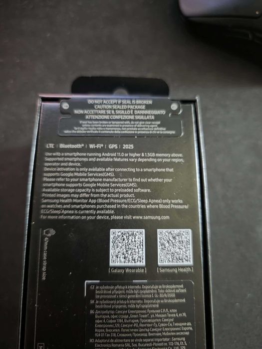 Чисто нов Samsung Galaxy Watch Ultra 47mm LTE Titanium Silver (Модел 2025 / 64GB) – Запечатан + 2г. Гаранция