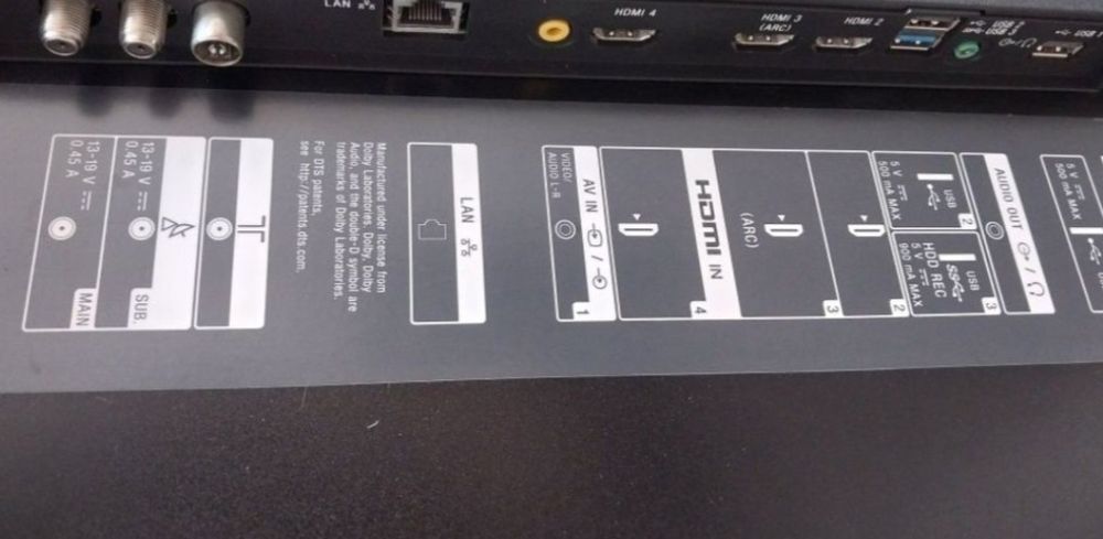 Смарт телевизор Sony 4К. Диагональ 124см.