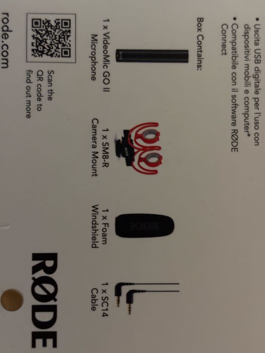 Rode VideoMic Go II микрофон