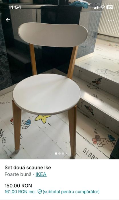 Set scaune  ikea in stare buna