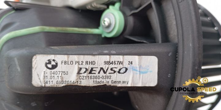 Ventilator aeroterma (de Europa) 6933664-13 BMW Seria 3 E90 [facelift