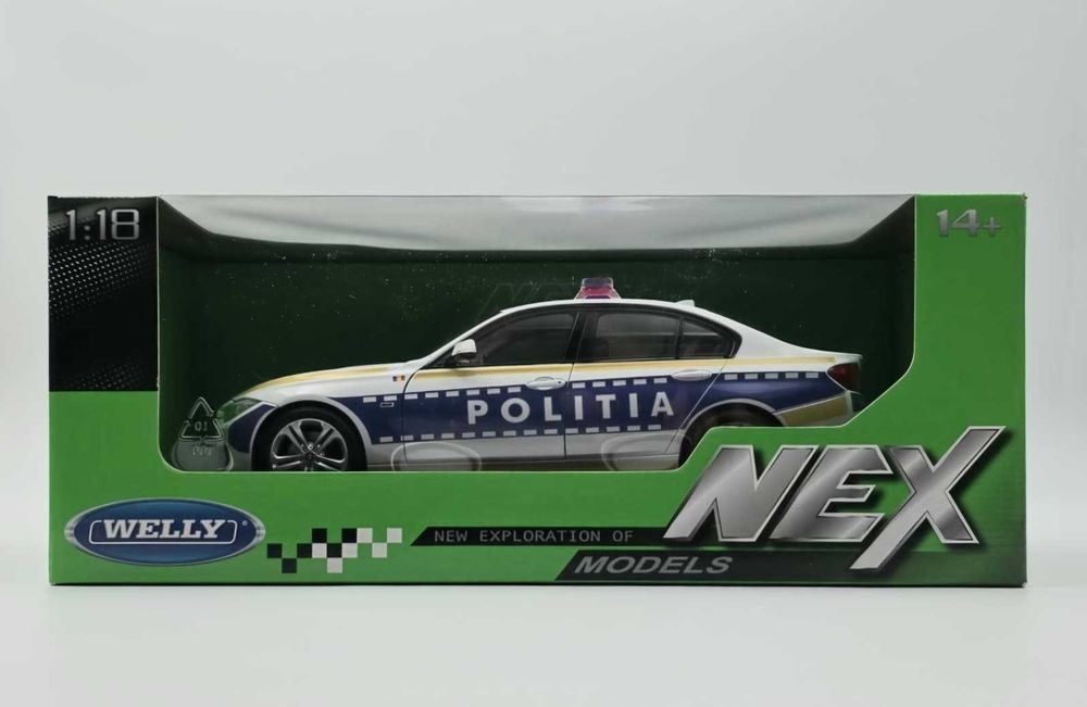 Macheta BMW 3 Series Poliția Română 1:18 Welly
