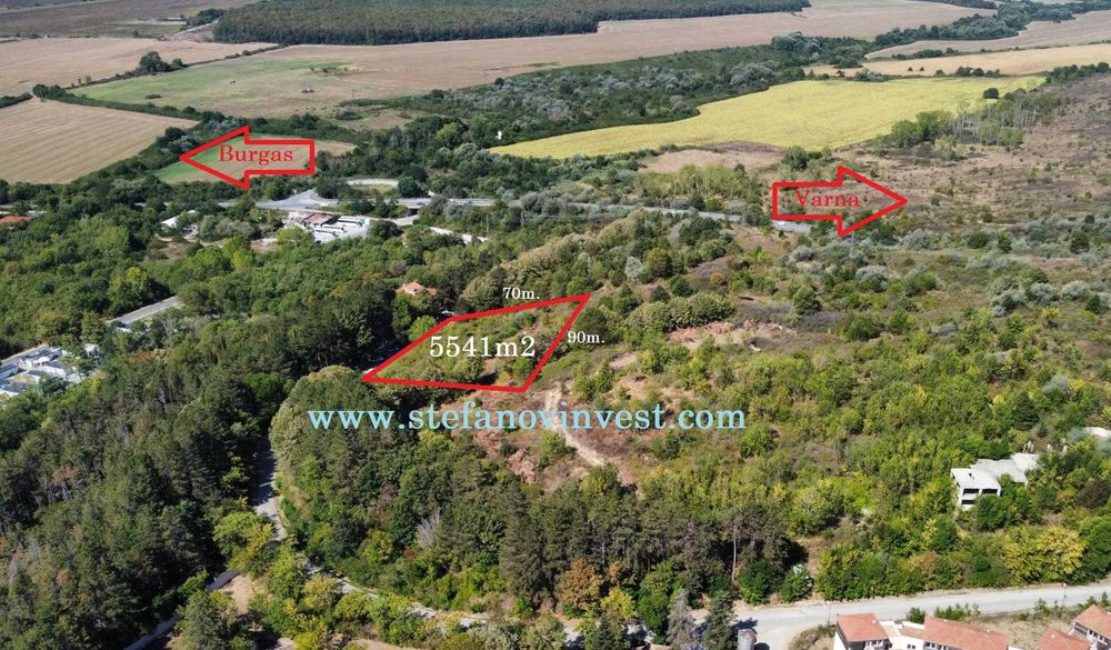 Парцел до морето Обзор - Бяла