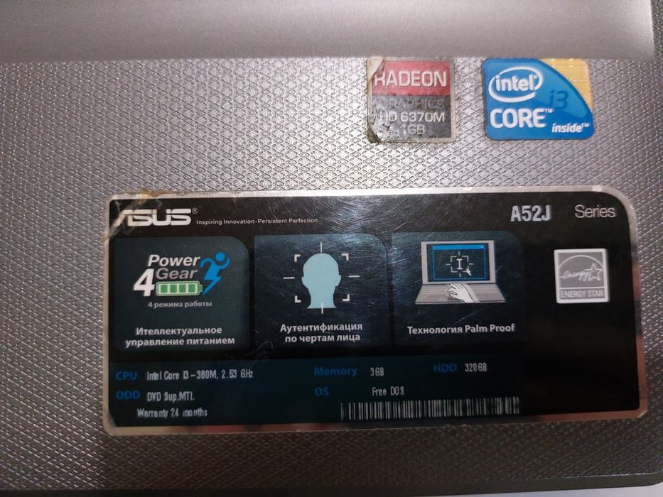 Ноутбук Asus A52J 2010