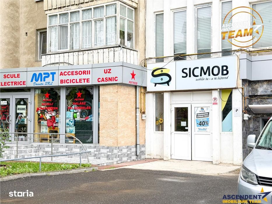 Spatiu comercial versatil, fostul Sicmob Sfantu Gheorghe: acces facil