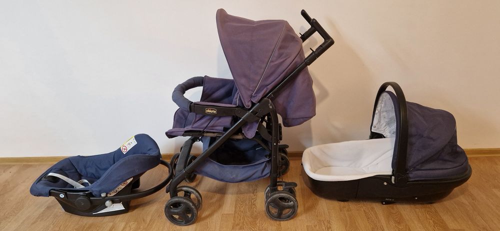 Cărucior copii 3 in 1