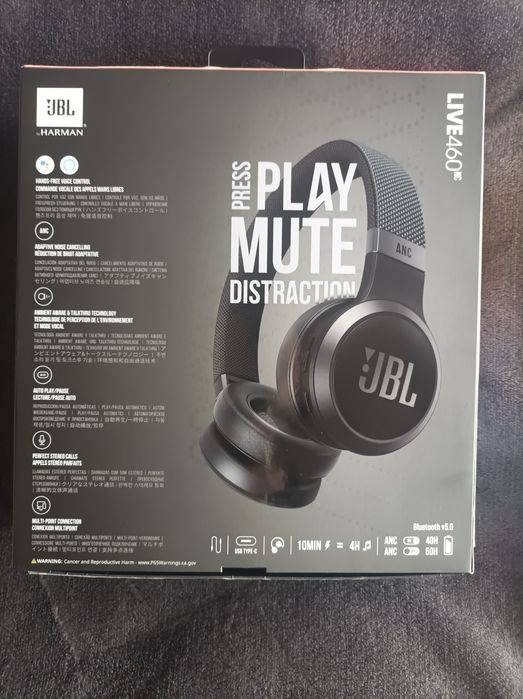 Безжични слушалки JBL Live 460NC с нойз кенсълинг